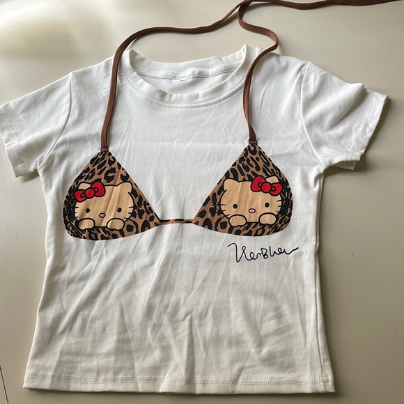 Hawaii Tan Hello Kitty Baby Tee - Picture 2 of 5